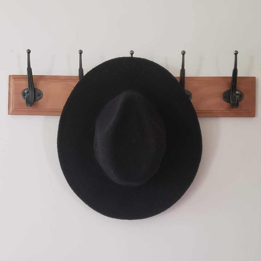 Anthropologie Black Hat - One Size